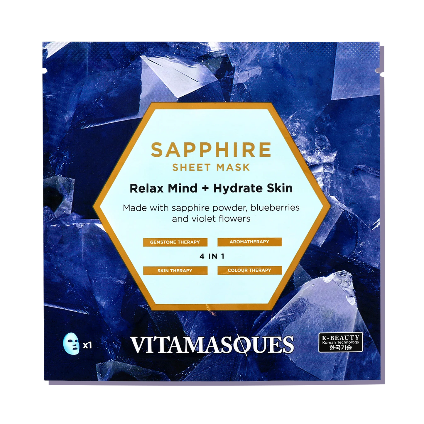 VitaMasques Sapphire Sheet Mask